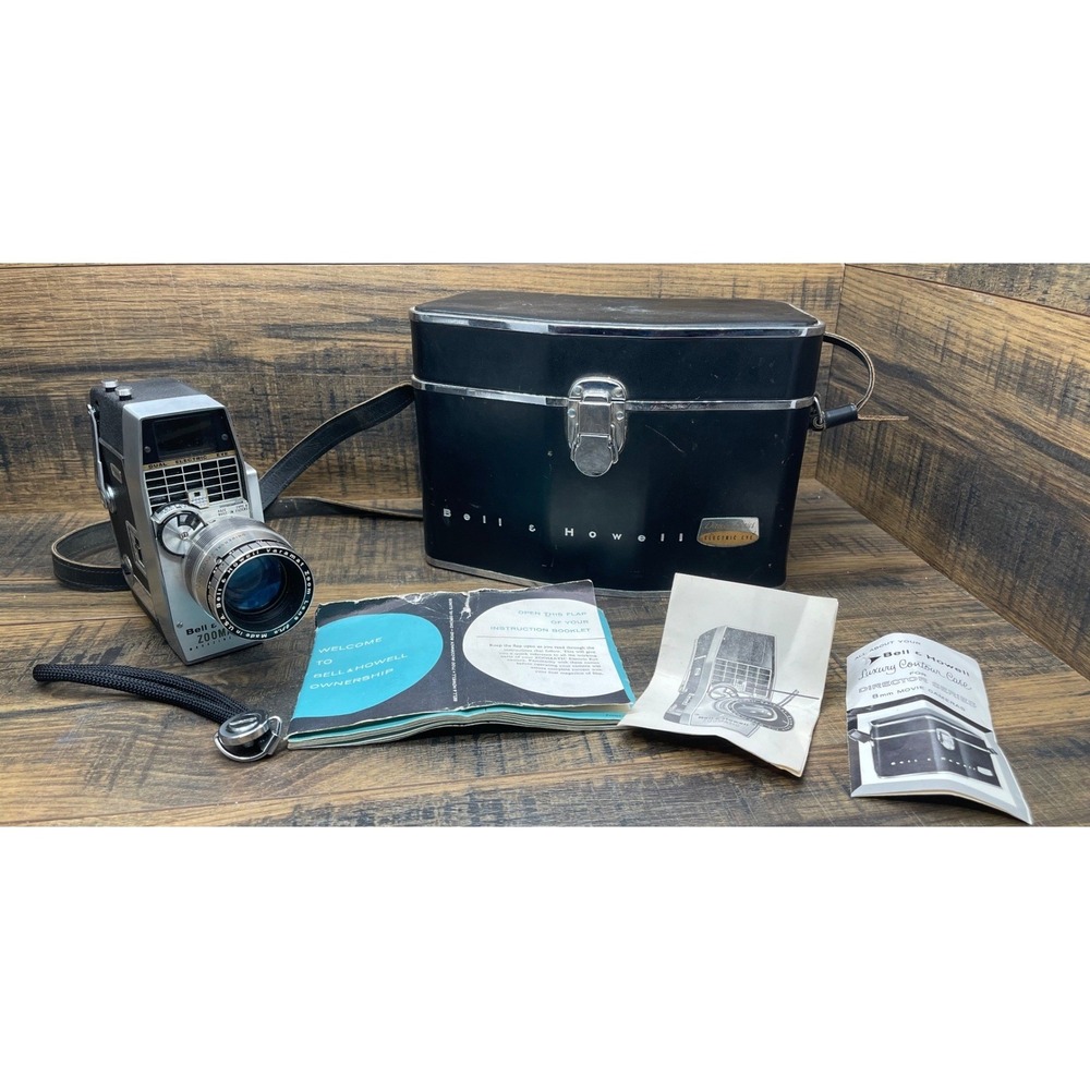 Bell & Howell Zoomatic Director Series 8mm Movie Camera Model 424 424P‎ Manuals